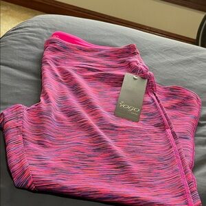 VOGO Athletica Pink & Purple Space-Dye Leggings